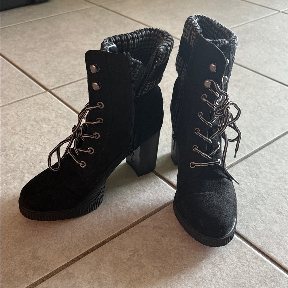White Mountain Heeled Winter Boot